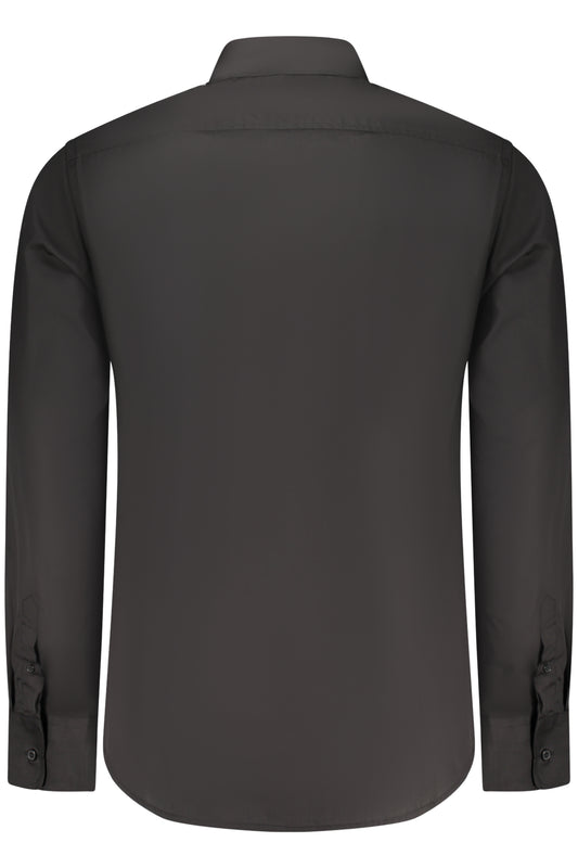 U.S. GRAND CAMICIA MANICHE LUNGHE UOMO NERO
