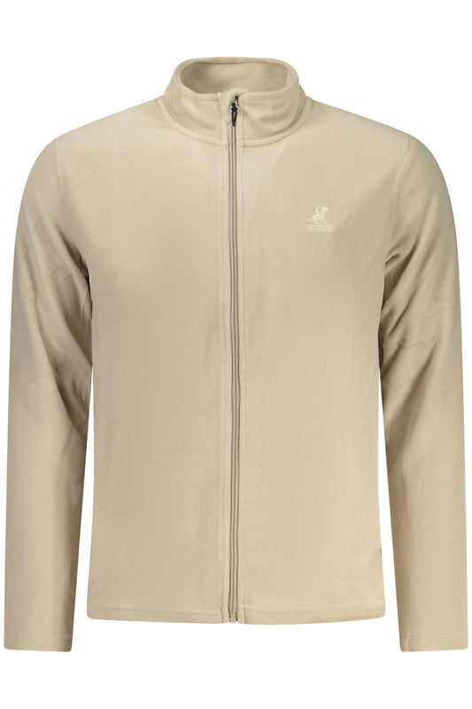 U.S. GRAND FELPA CON ZIP UOMO BEIGE