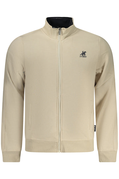 U.S. GRAND FELPA CON ZIP UOMO BEIGE