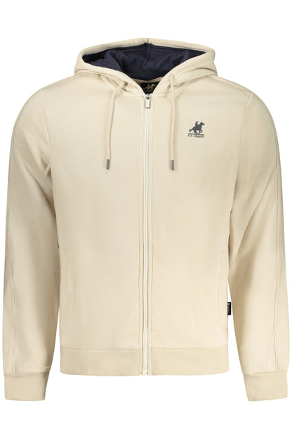 U.S. GRAND FELPA CON ZIP UOMO BEIGE