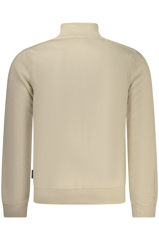 U.S. GRAND FELPA CON ZIP UOMO BEIGE