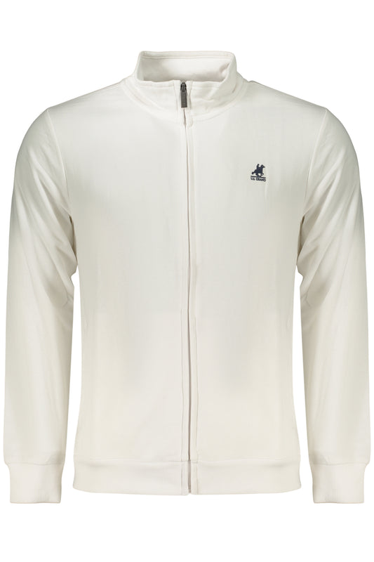 U.S. GRAND FELPA CON ZIP UOMO BIANCO