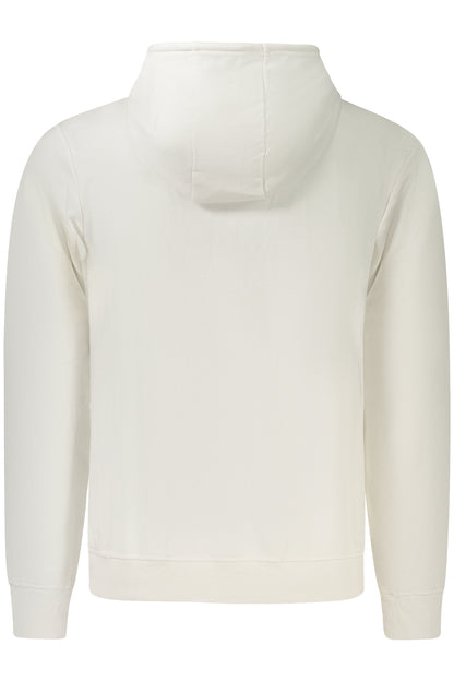 U.S. GRAND FELPA CON ZIP UOMO BIANCO