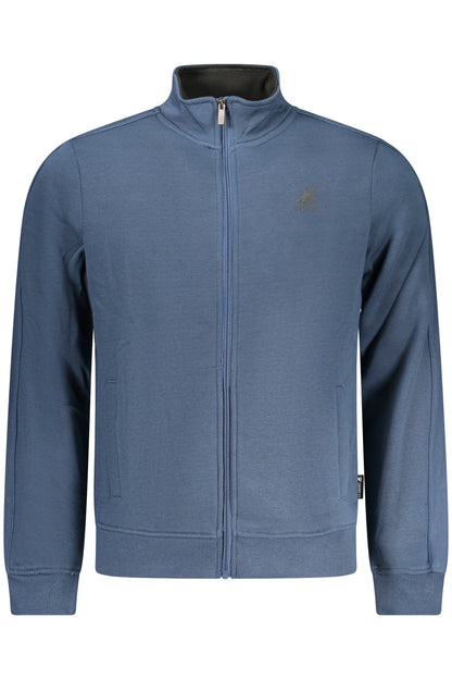 U.S. GRAND FELPA CON ZIP UOMO BLU