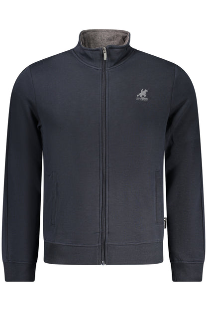U.S. GRAND FELPA CON ZIP UOMO BLU