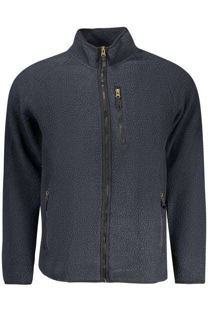 U.S. GRAND FELPA CON ZIP UOMO BLU