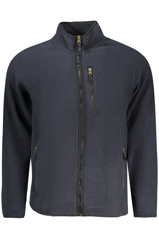 U.S. GRAND FELPA CON ZIP UOMO BLU