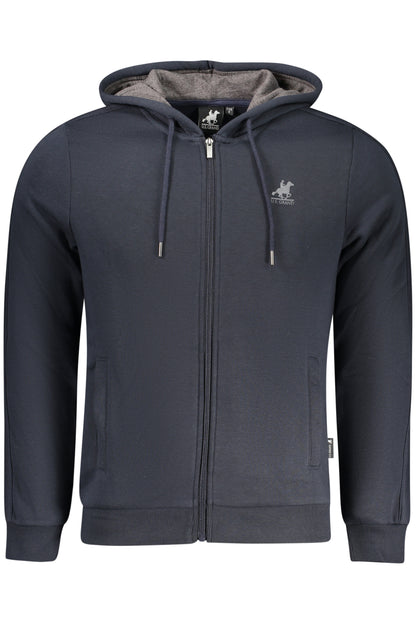 U.S. GRAND FELPA CON ZIP UOMO BLU