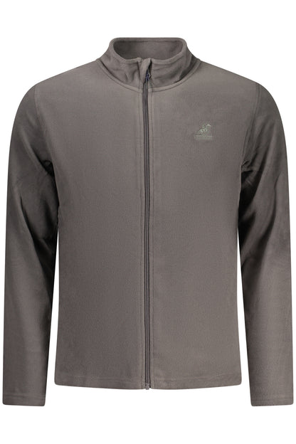 U.S. GRAND FELPA CON ZIP UOMO GRIGIO