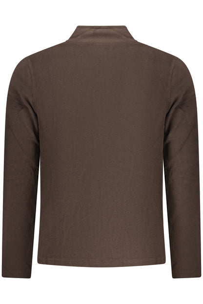 U.S. GRAND FELPA CON ZIP UOMO MARRONE