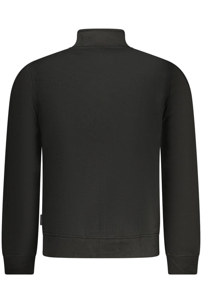 U.S. GRAND FELPA CON ZIP UOMO NERO