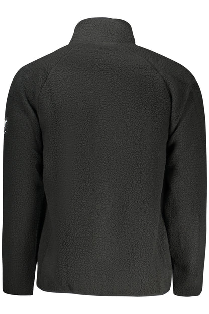 U.S. GRAND FELPA CON ZIP UOMO NERO