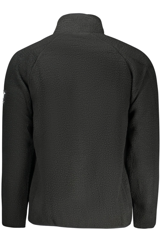 U.S. GRAND FELPA CON ZIP UOMO NERO
