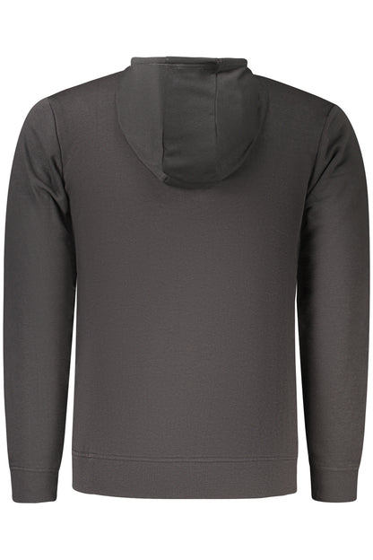 U.S. GRAND FELPA CON ZIP UOMO NERO