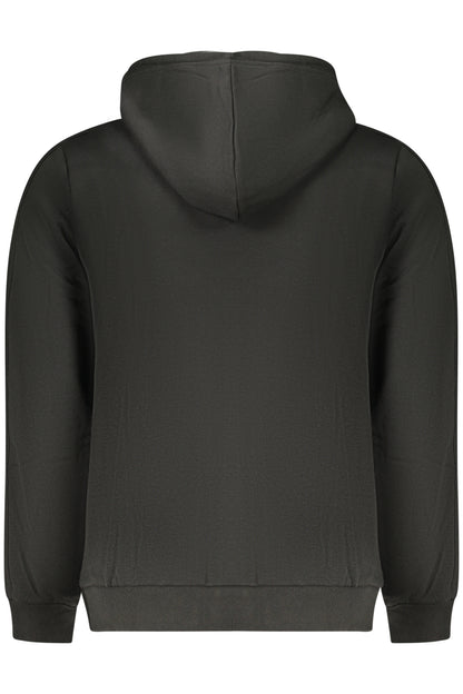 U.S. GRAND FELPA CON ZIP UOMO NERO