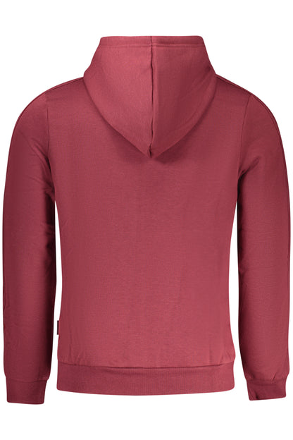 U.S. GRAND FELPA CON ZIP UOMO ROSSO
