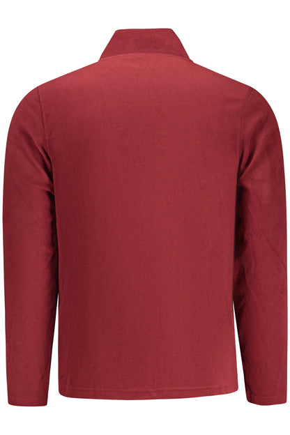 U.S. GRAND FELPA CON ZIP UOMO ROSSO