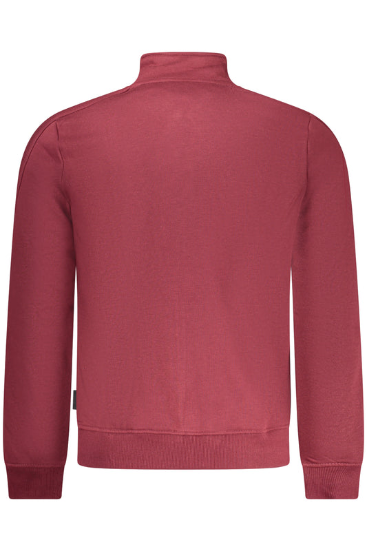 U.S. GRAND FELPA CON ZIP UOMO ROSSO