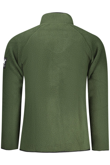 U.S. GRAND FELPA CON ZIP UOMO VERDE