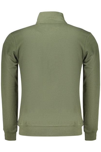 U.S. GRAND FELPA CON ZIP UOMO VERDE