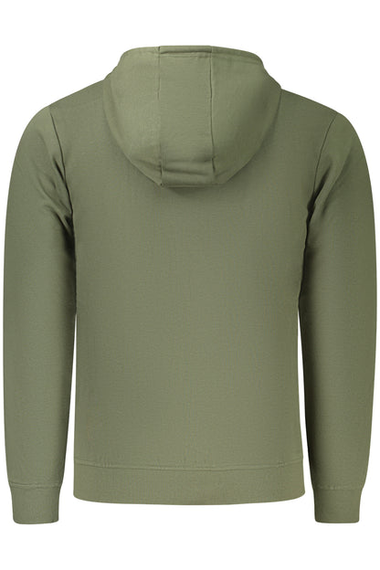 U.S. GRAND FELPA CON ZIP UOMO VERDE