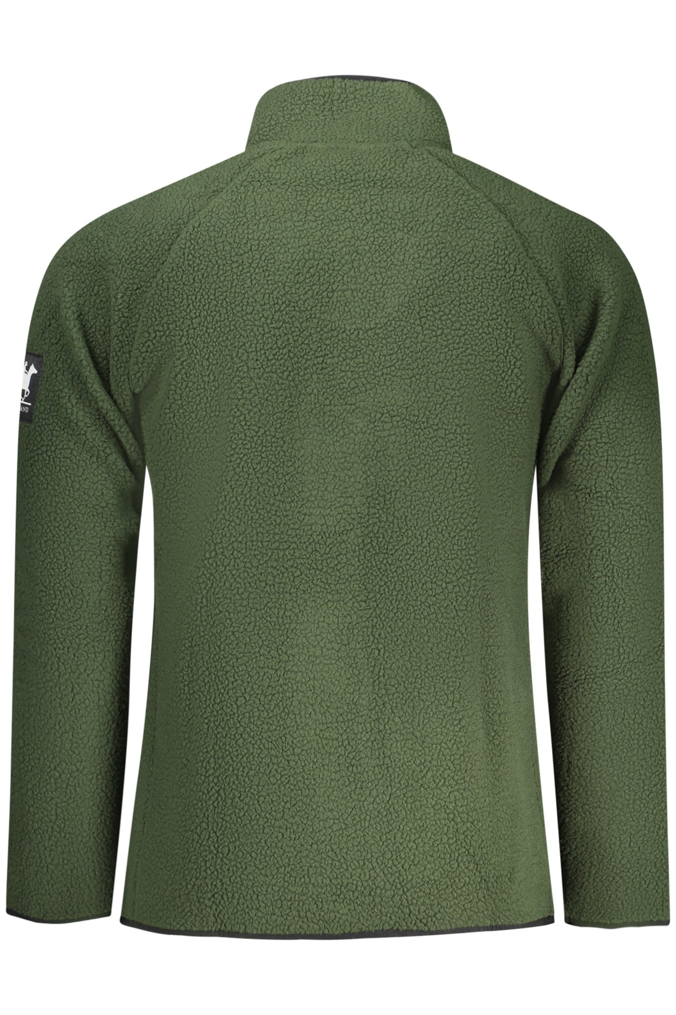 U.S. GRAND FELPA CON ZIP UOMO VERDE