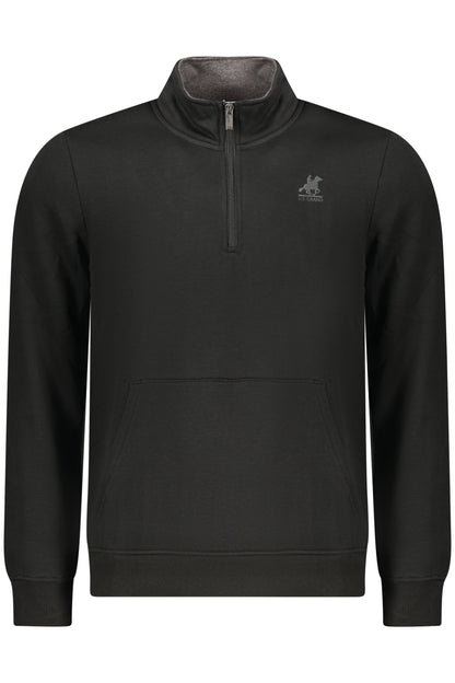U.S. GRAND FELPA SENZA ZIP UOMO NERO