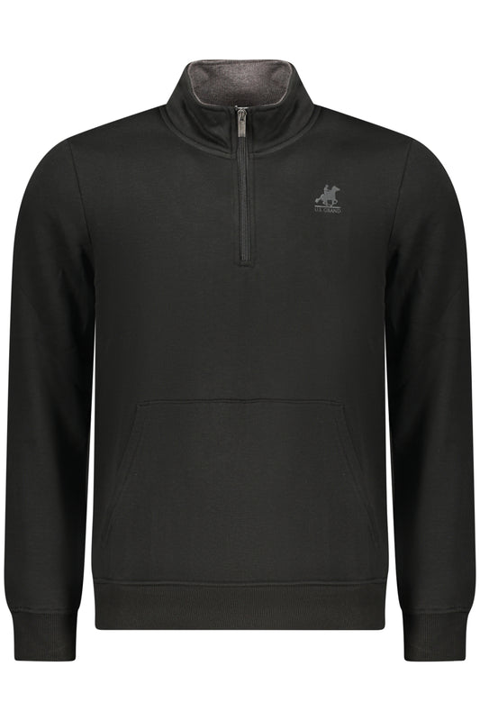 U.S. GRAND FELPA SENZA ZIP UOMO NERO