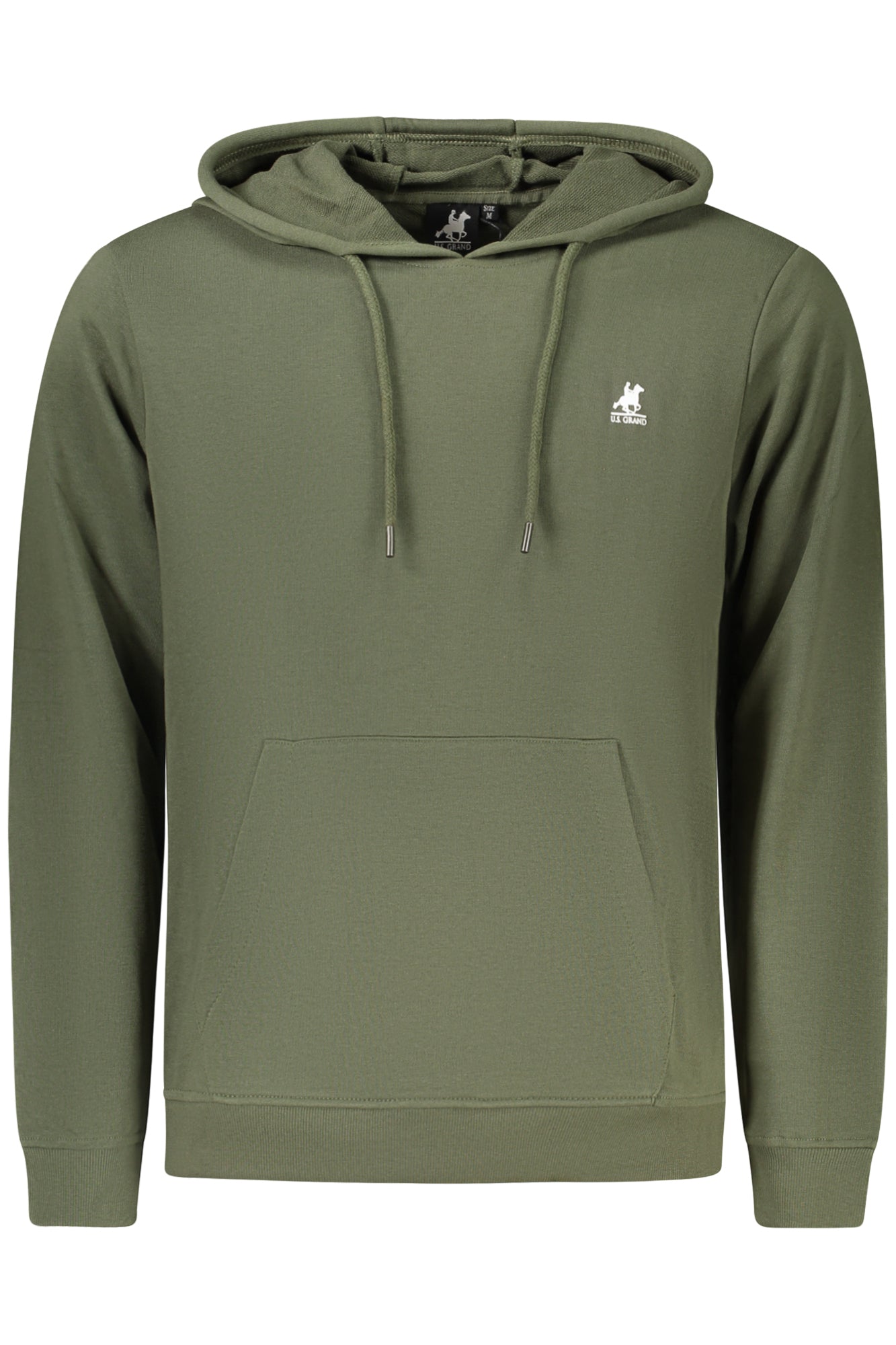 U.S. GRAND FELPA SENZA ZIP UOMO VERDE