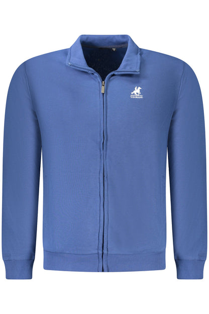 U.S. GRAND POLO U.S. GRAND POLO FELPA CON ZIP UOMO BLU