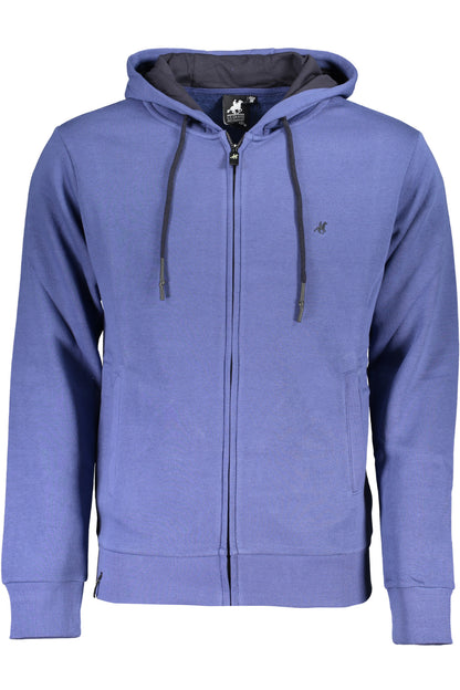 U.S. GRAND FELPA CON ZIP UOMO BLU