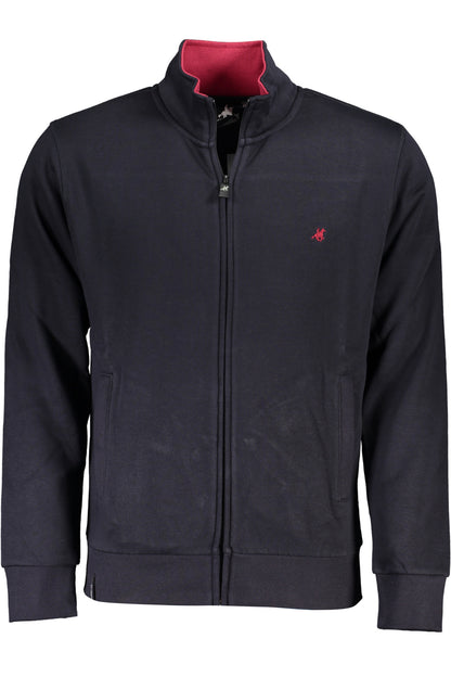 U.S. GRAND FELPA CON ZIP UOMO BLU