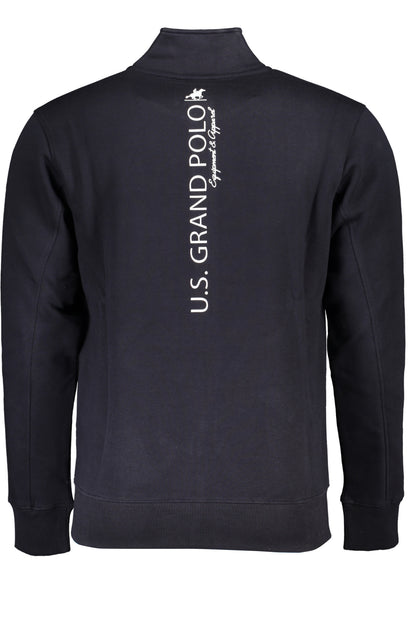 U.S. GRAND FELPA CON ZIP UOMO BLU