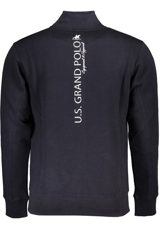 U.S. GRAND FELPA CON ZIP UOMO BLU