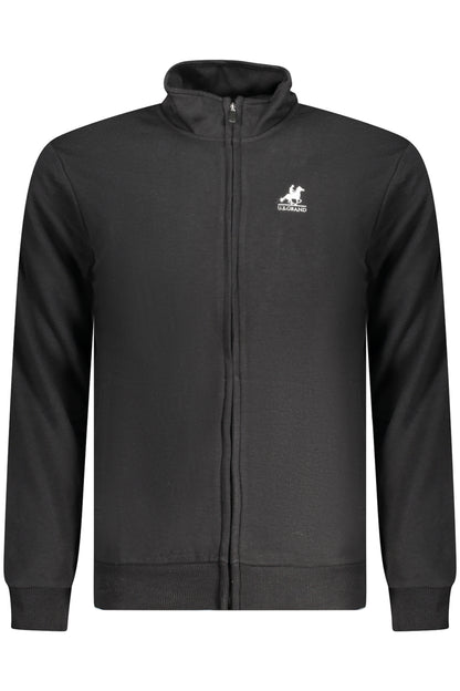 U.S. GRAND POLO U.S. GRAND POLO FELPA CON ZIP UOMO NERO
