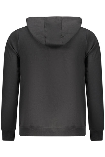 U.S. GRAND FELPA CON ZIP UOMO NERO