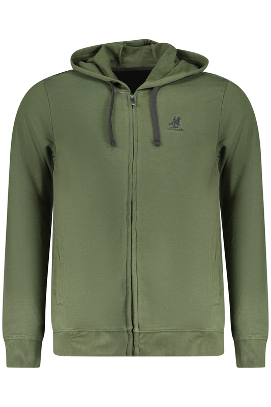 U.S. GRAND POLO U.S. GRAND POLO FELPA CON ZIP UOMO VERDE
