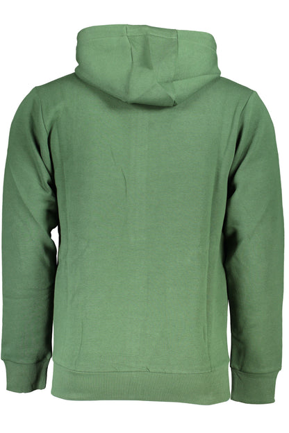 U.S. GRAND FELPA CON ZIP UOMO VERDE