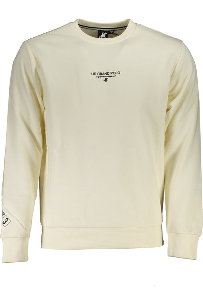 U.S. GRAND FELPA SENZA ZIP UOMO BIANCO