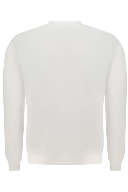 U.S. GRAND FELPA SENZA ZIP UOMO BIANCO