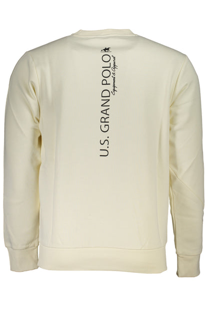 U.S. GRAND FELPA SENZA ZIP UOMO BIANCO
