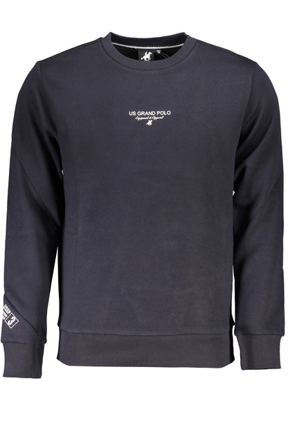 U.S. GRAND FELPA SENZA ZIP UOMO BLU