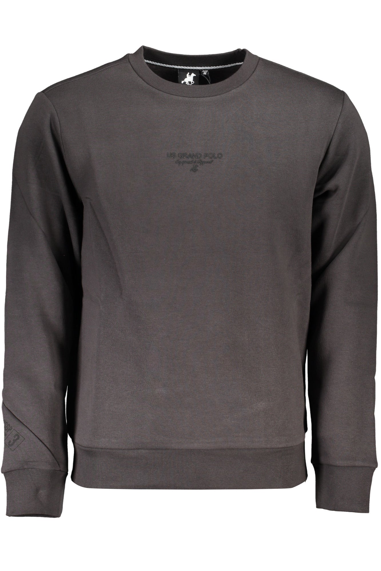 U.S. GRAND FELPA SENZA ZIP UOMO GRIGIO