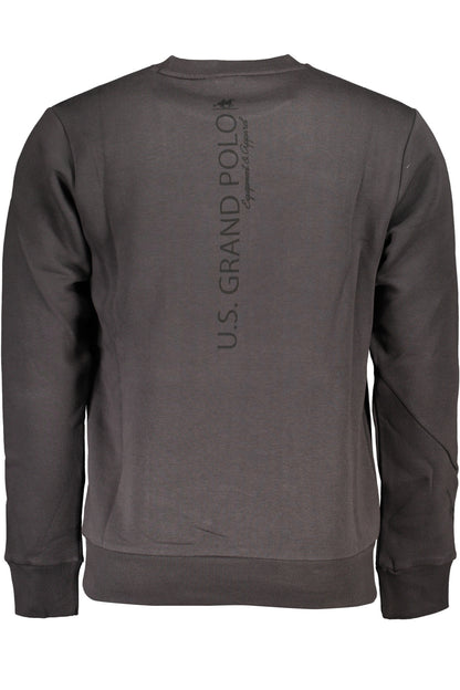 U.S. GRAND FELPA SENZA ZIP UOMO GRIGIO