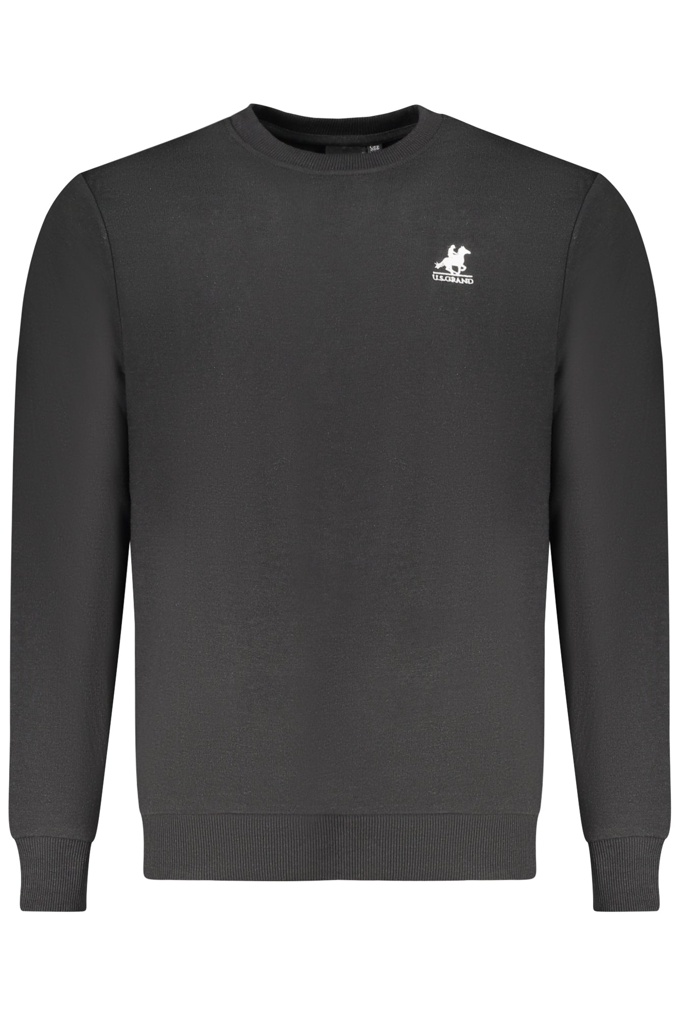 U.S. GRAND POLO U.S. GRAND POLO FELPA SENZA ZIP UOMO NERO