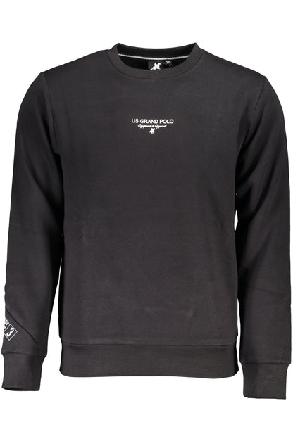 U.S. GRAND FELPA SENZA ZIP UOMO NERO