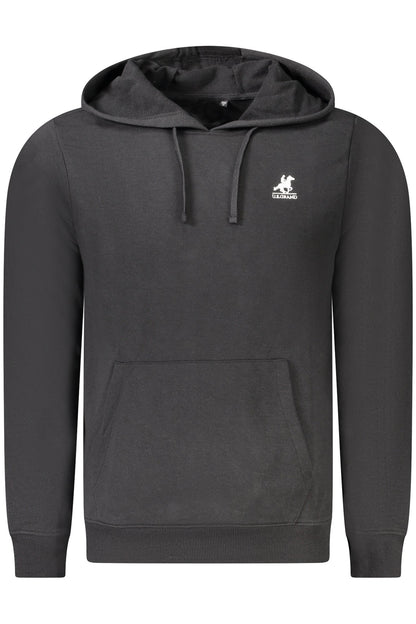 U.S. GRAND FELPA SENZA ZIP UOMO NERO