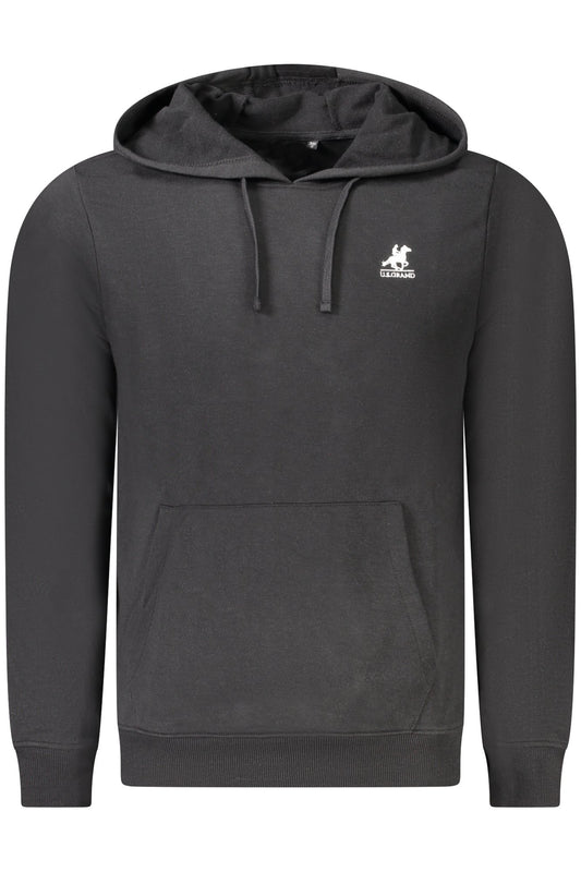 U.S. GRAND FELPA SENZA ZIP UOMO NERO