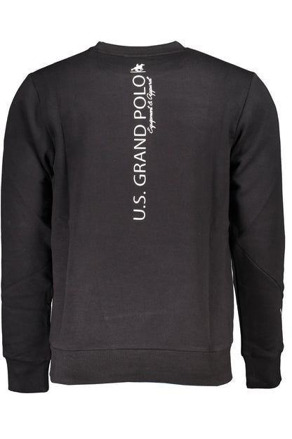 U.S. GRAND FELPA SENZA ZIP UOMO NERO
