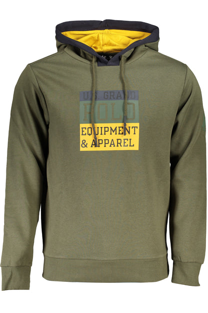 U.S. GRAND FELPA SENZA ZIP UOMO VERDE